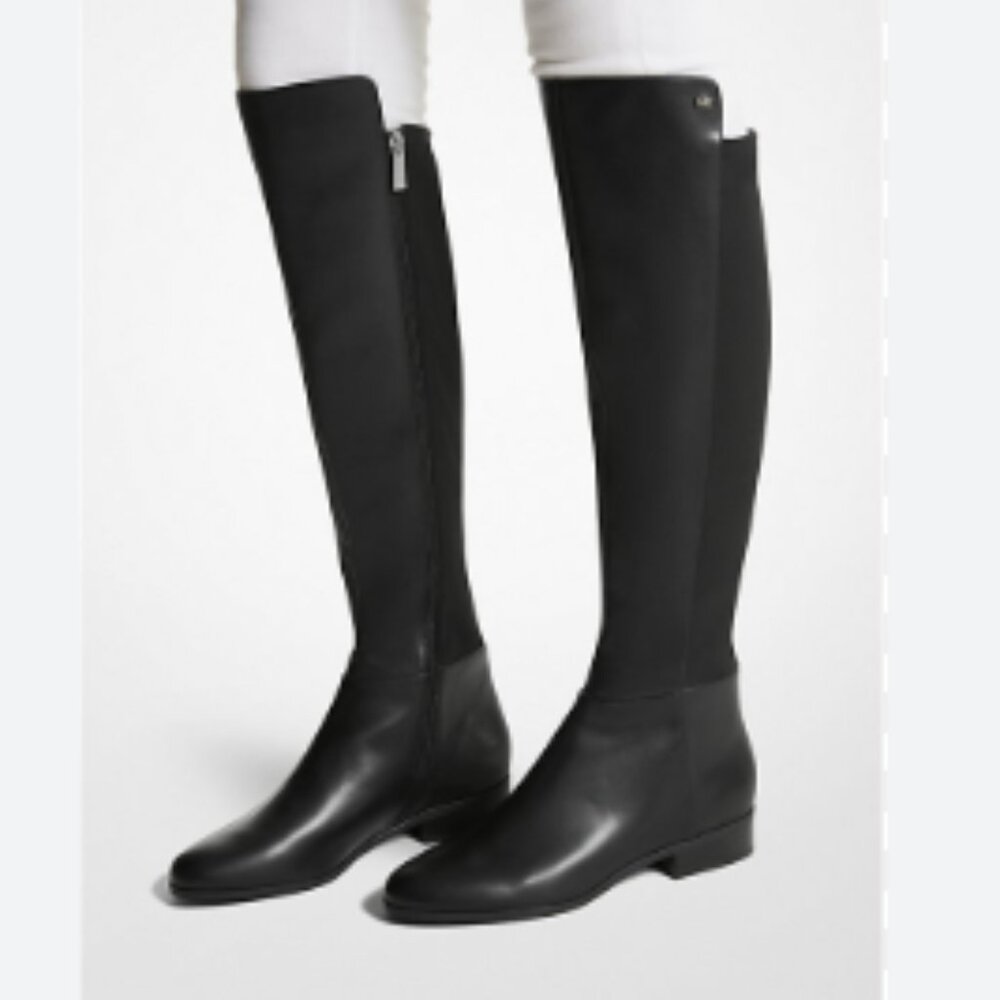 Michael Kors Bromley Flat Black Boots